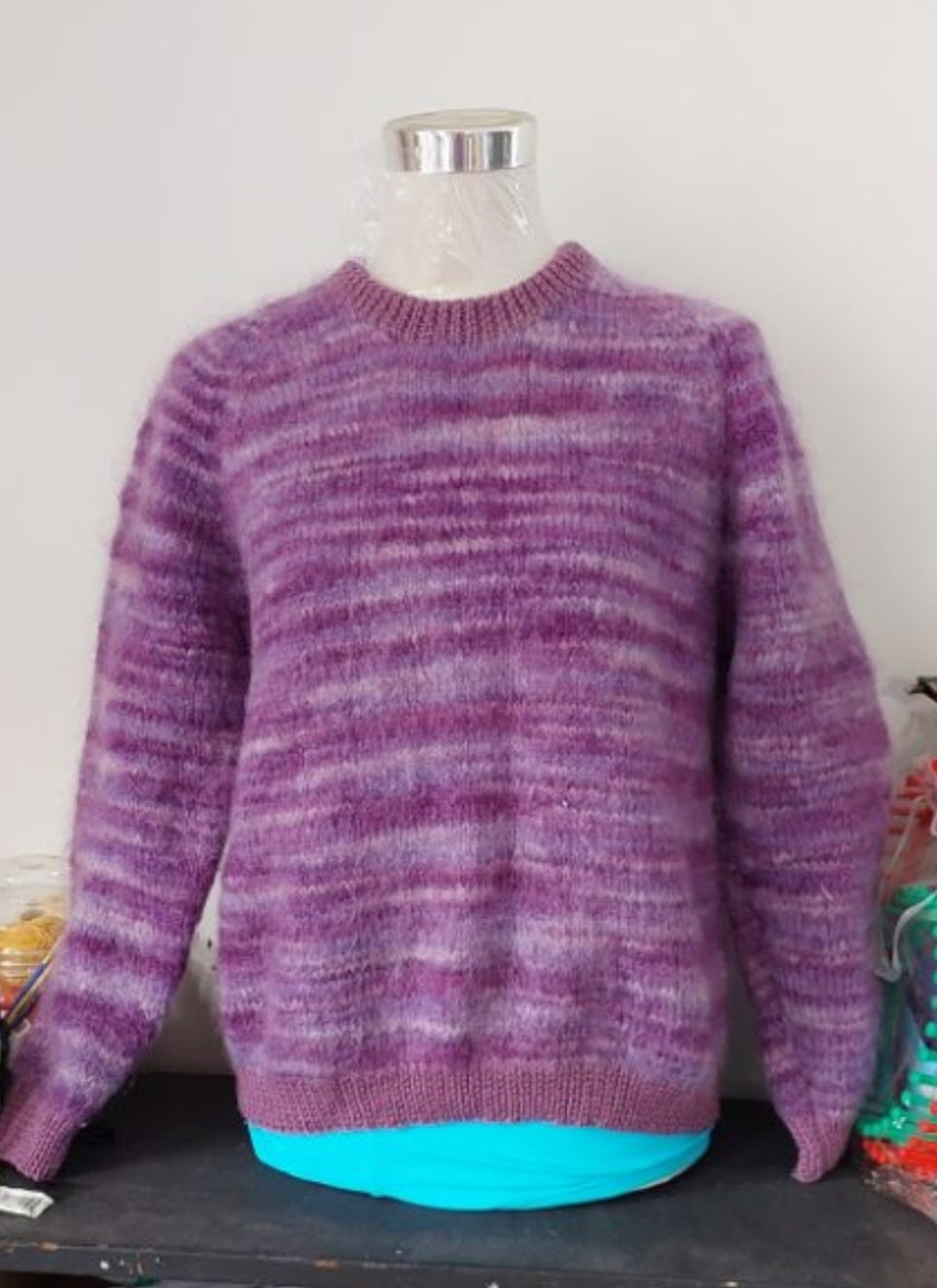 Knitted Purple Jumper