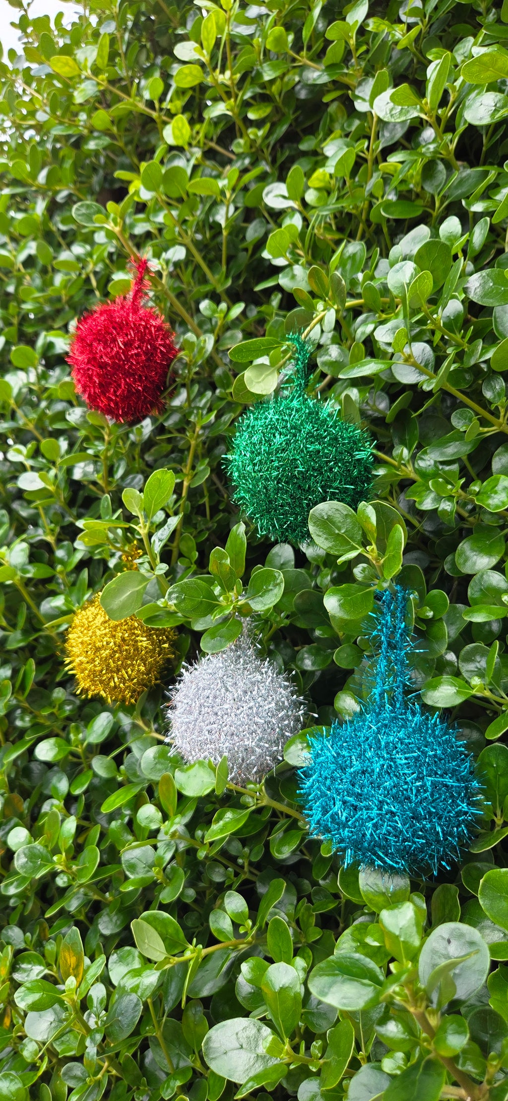 Tinsel Ball Decoration