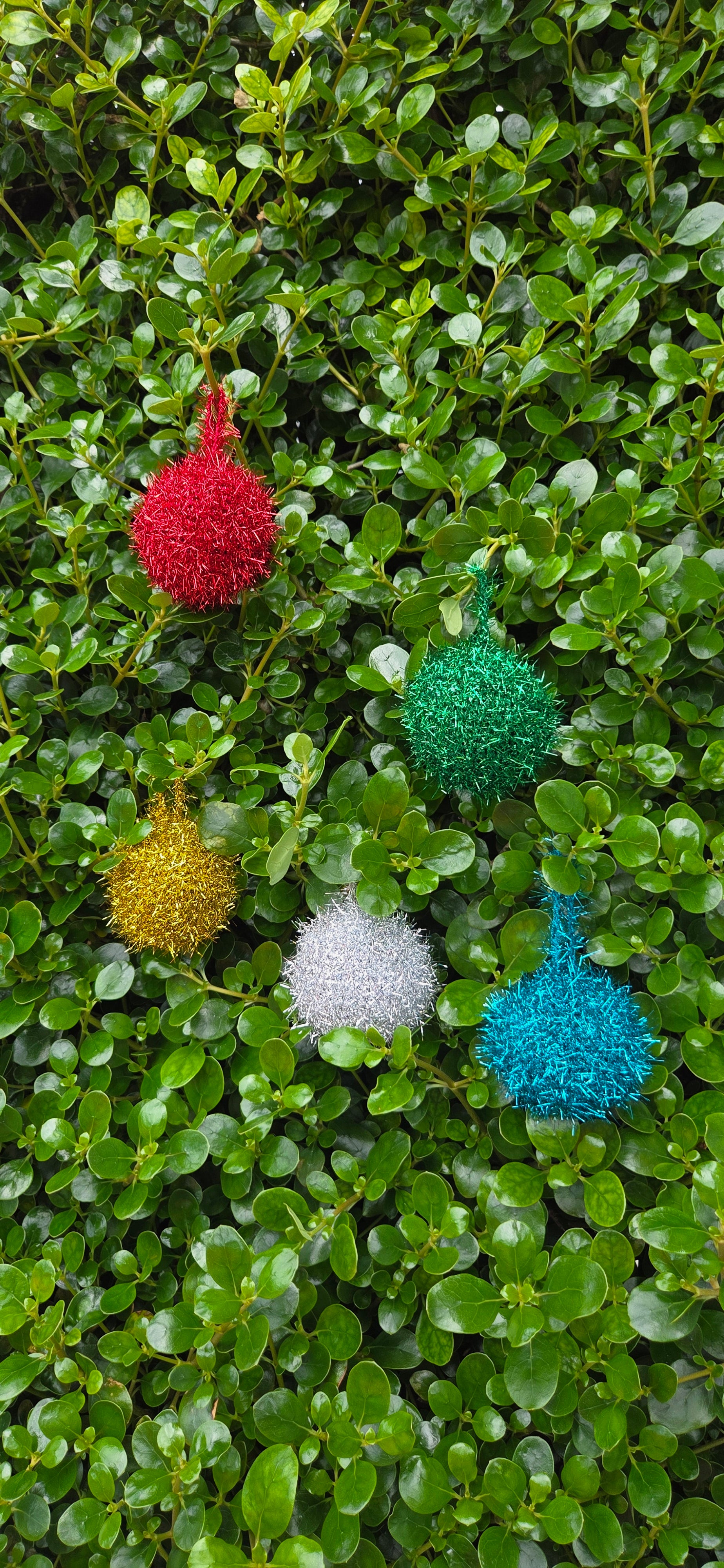 Tinsel Ball Decoration
