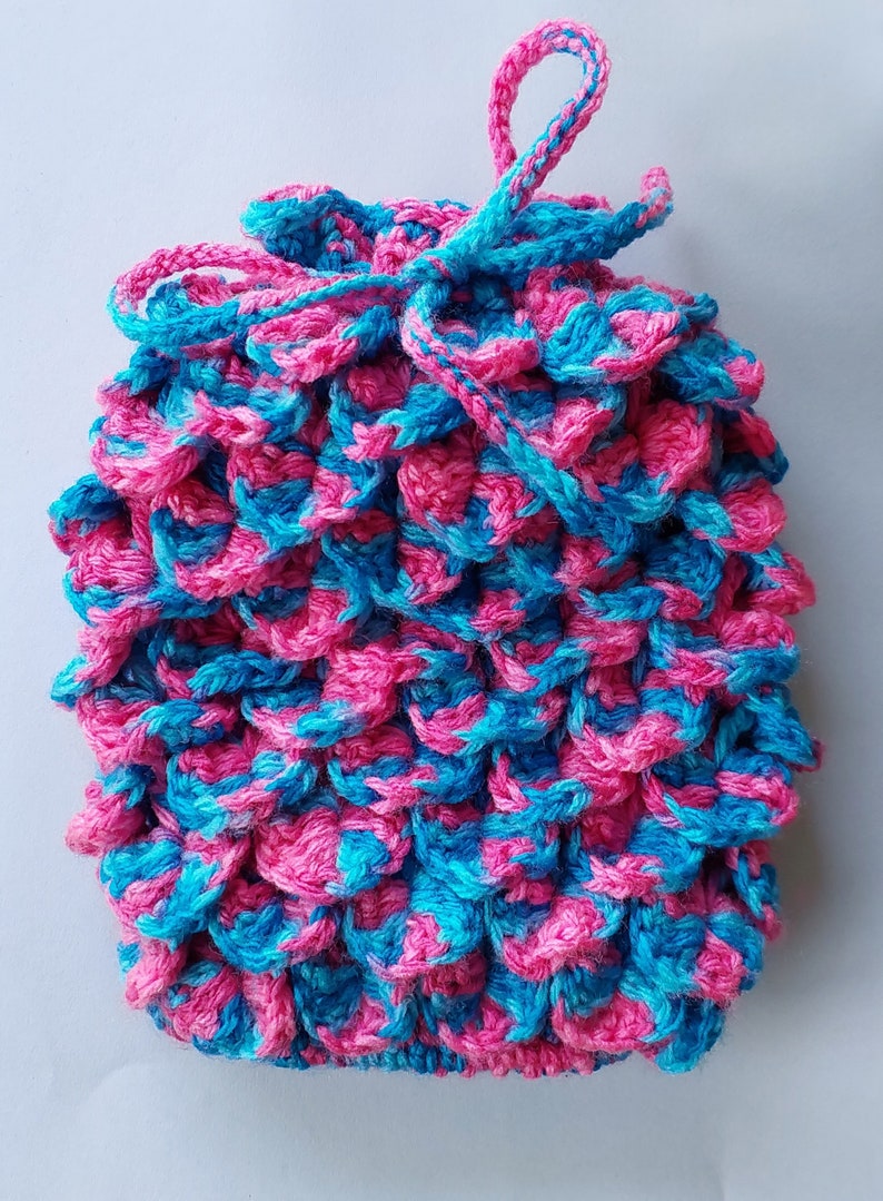 Mermaid/Dragon Scale Draw String Pouch Pattern